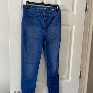 American Eagle Outfitters Women's High Rise Blue Jeans
